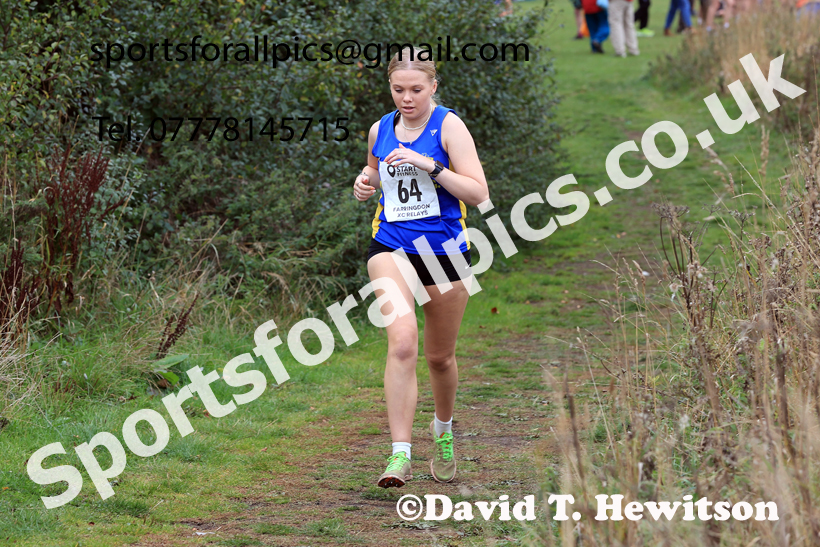 SSenior Womens Relay, 2025 Farringdon Cross Country Relays, Sunderland. Photo: David T. Hewitson/Sports for All Pics